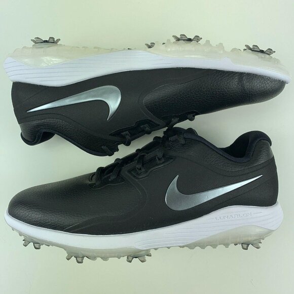 Nike Golf Shoes Wide Mens Vapor Pro Golf Soft Spikes Lunarlon Sole‎ Black main image 6